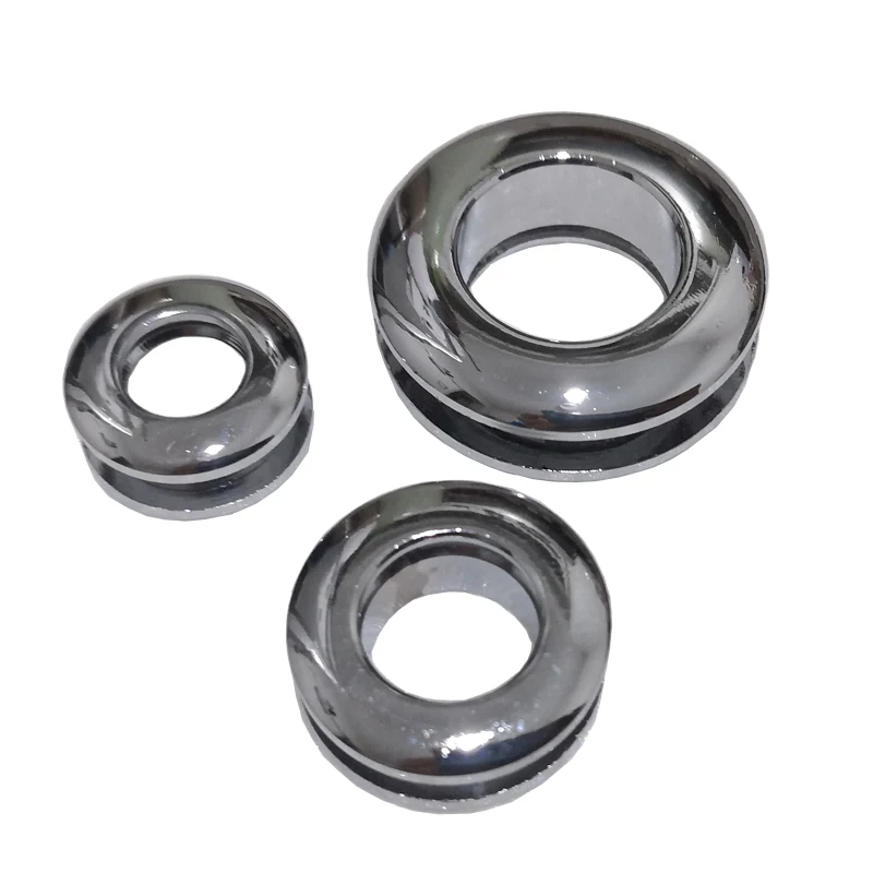 1PCS 28*15mm Chrome Plate Gas Hole Grommets Screw Threaded Connection Eyelet DIY Bag Belt Leather Craft Part Handmade Buckle