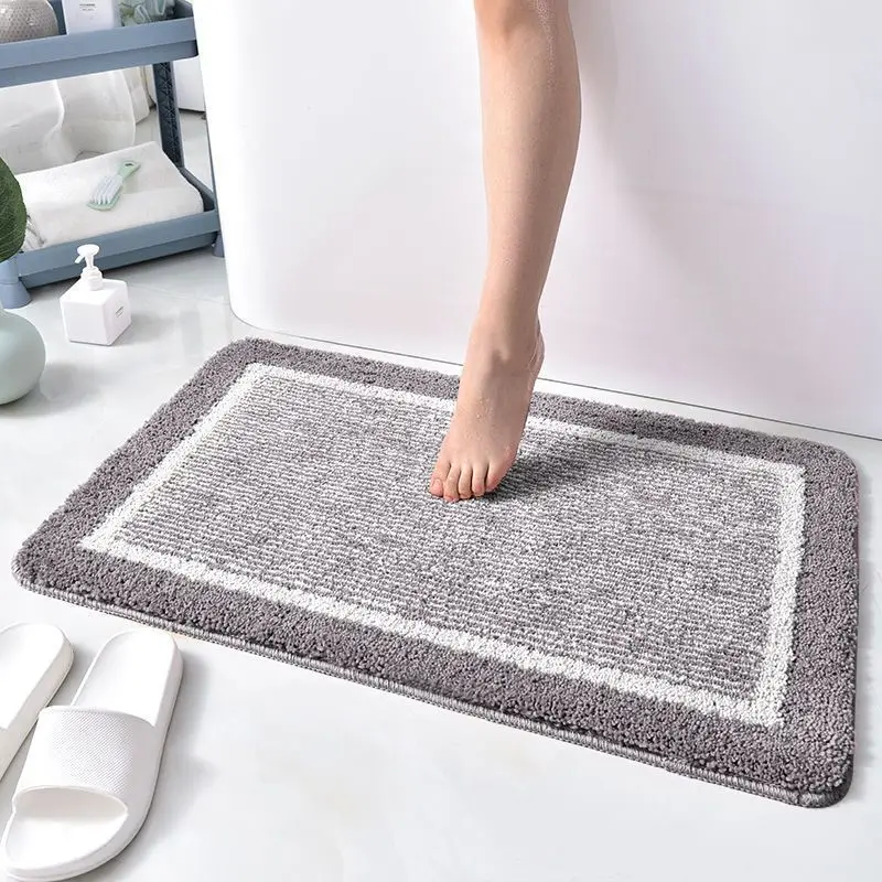 Toilet absorbent blanket non-slip mat Bathroom household entry entry door carpet balcony kitchen anti-dirt mat