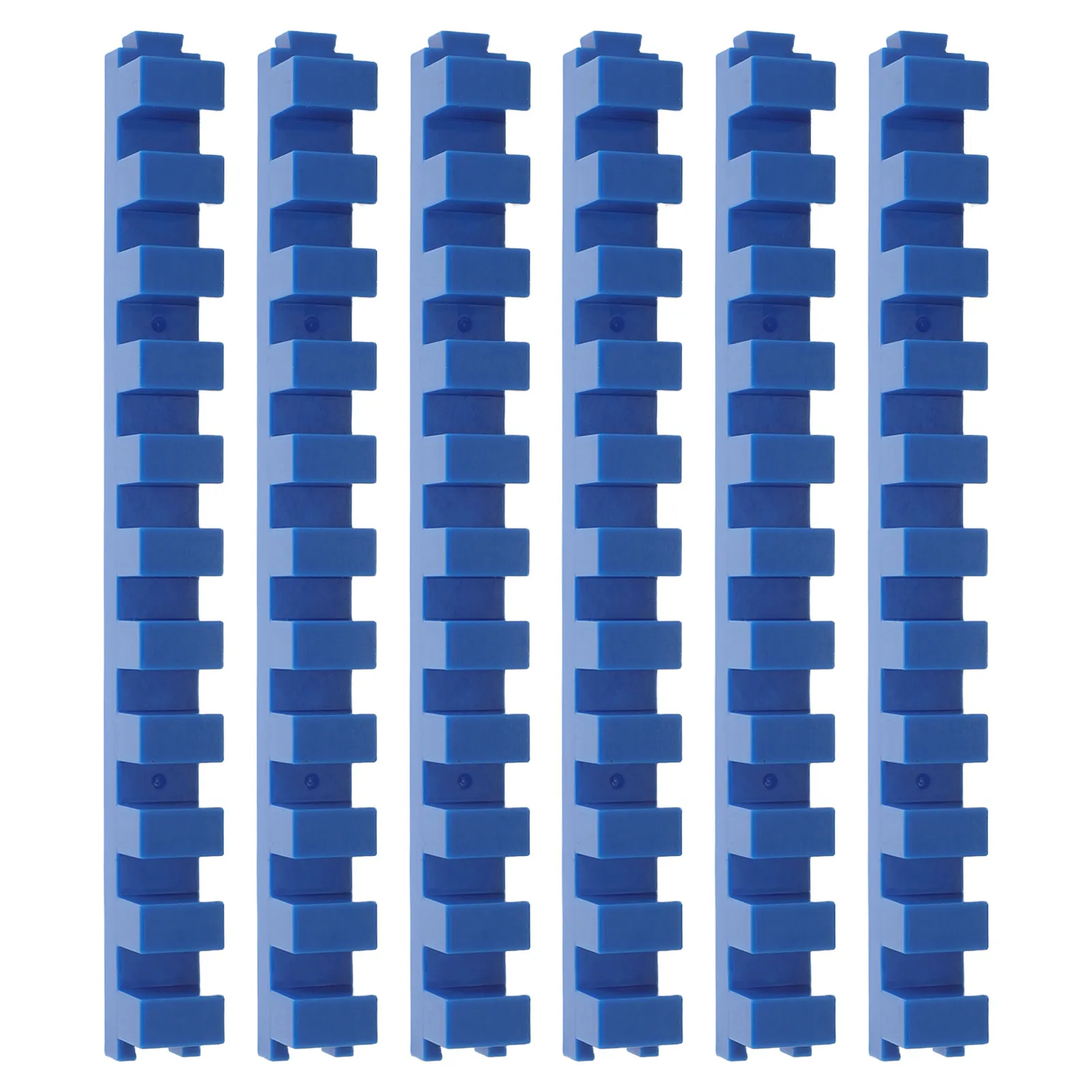 

6Pcs Domino Connection Kit Colorful Stable Accessories Domino Engineering Set Creative Family Game Layout Template for Stacking