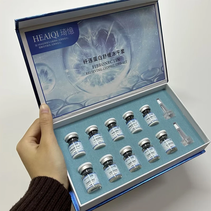 

Чувствительная гиалуроновая кислота, фибронектин, сублимированный порошок, корейский ремонт лица, укрепляющий кожу, увлажняющий, омолаживающий кожу, уход за кожей