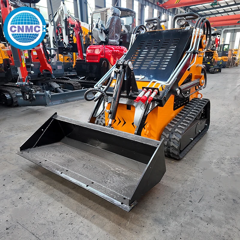 CNM-380 Mini Skid Steer Loader Compact Stand-on Track Skid Steer Loader CE Euro 5 Certified Customized Skid Steer for Farm