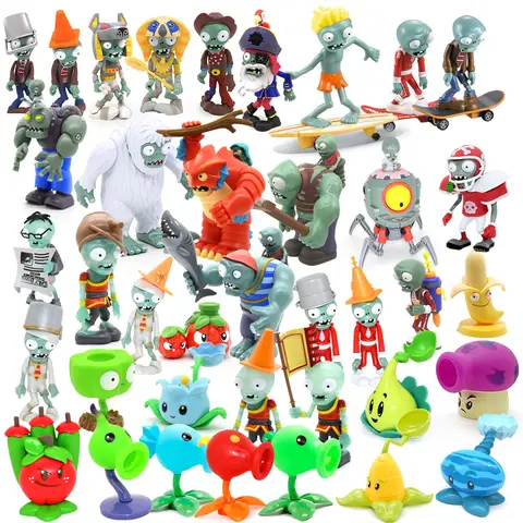 1 pz Nuovi PLANTI VS ZOMBIES PVZ Pea Shooter Boss Action Figure Modello Bambole Giocattolo Tiro Dave Allstar Giocattolo Per Bambini Regali Per I Ragazzi