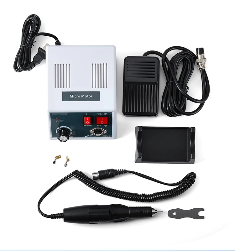AZDENT Dental-Poliermikromotor mit 35000RPM Handstück-Set, Marathon Schnitzmaschine, Mikromotoreinheit, Laborzahnmedizin-Werkzeug – Detail 11