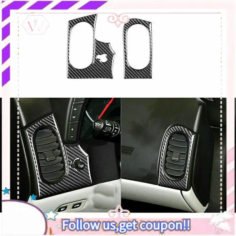 

Easy To Use For Corvette C6 2005-2007 Carbon Fiber Full Interior Set Trim Cover Decoration Sticker Car Parts Accessori