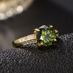 ZY Elegant Zultanite Ring Created Sultanite Color Change Stone Fine Jewelry Women Lady Party Wedding Gift