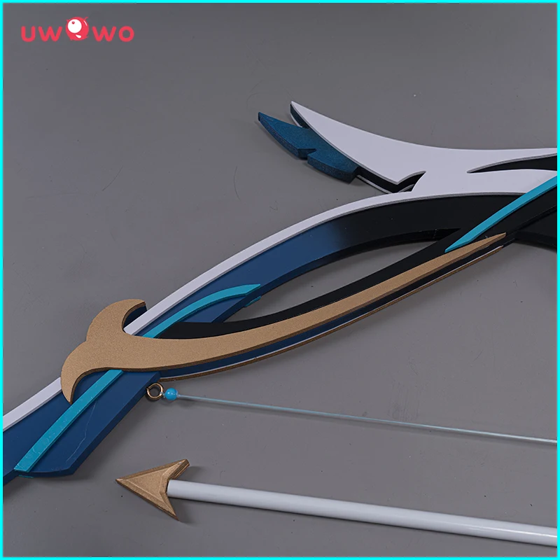 In Stock Yelan Cosplay Weapon Wooden UWOWO Genshin Impact Weapons Yelan Weapon Aqua Simulacra Bow Arrow Yelan Props