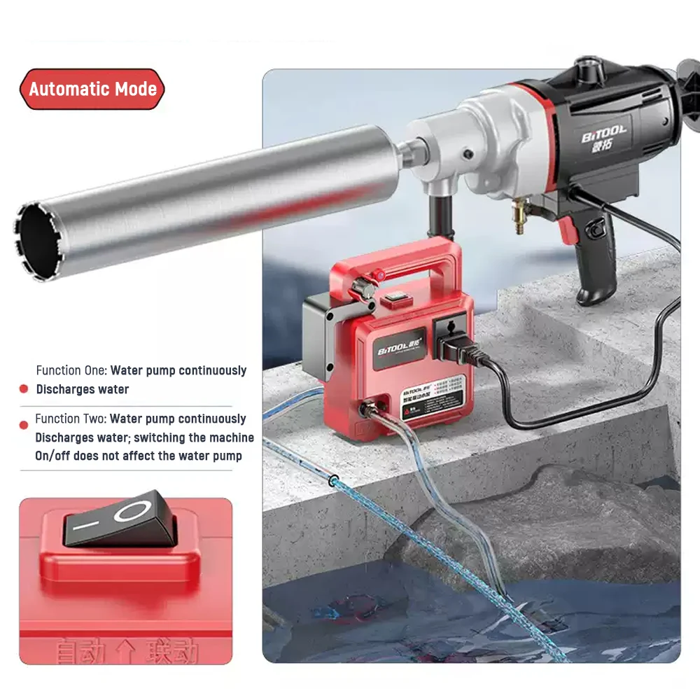 Intelligent Linkage Water Pump for Grooving Machine Cutting Machine Core Drill Concrete Saw  Linkage Power 3000W/6000W