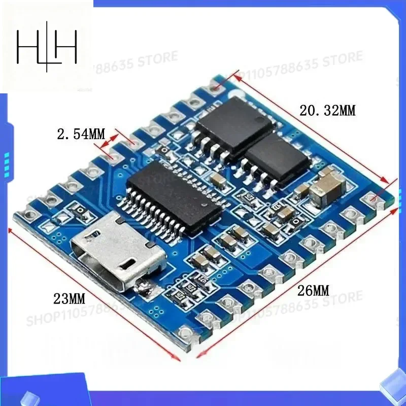 Voice Playback Control Module IO Trigger Serial Port Controller USB Download Flash Audio Board for DY SV19R
