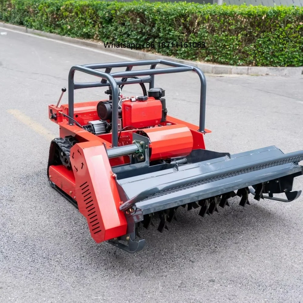 powered Remote-controlled Lawn Mower Specially Designed for Agricultural Harvesting Weed Removal Landscape Gardening