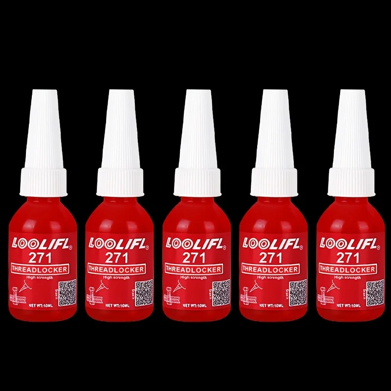 LOOLIFL50ml Fugenkleber Schraubenkleber Schnell Härtender Gewindesicherungskleber Anaerober Klebstoff Korrosionsbeständiger Anti-Lösen-Kleber
