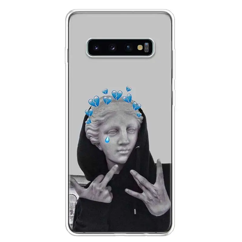 Medusa Vaporwave Art Phone Case For Galaxy S8 A05S A02S A12 A22 A32 A42 A52S A52 A72 A03 A03S A13 A23 A33 A53 A73 5G A10E A81 A9