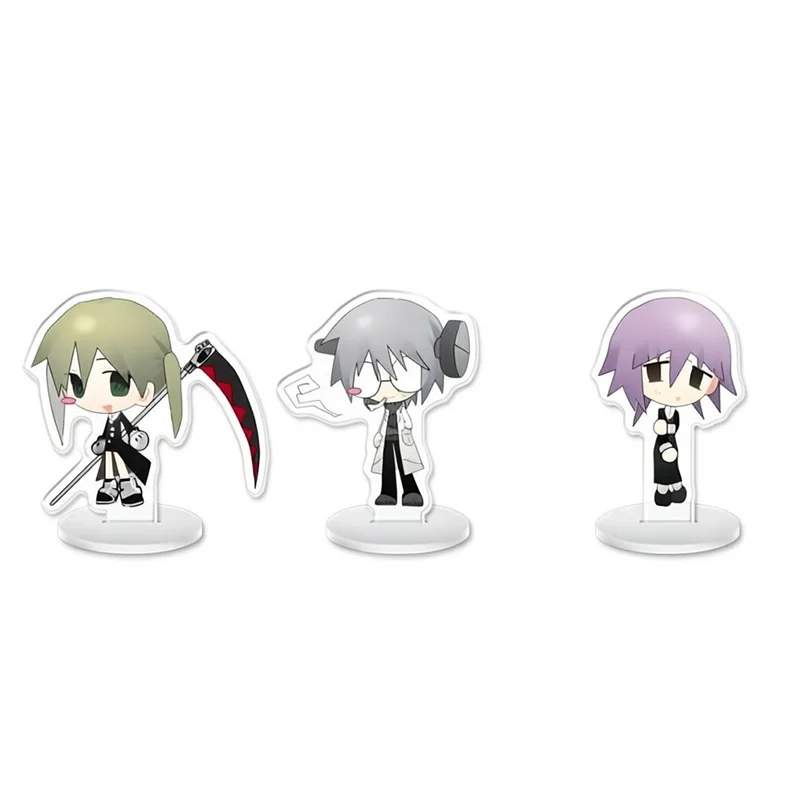 Anime Soul Eater Maka Albarn Crona‌ Dr. Franken Stein Cosplay Figure Stand Acrylic Standing Plate Model Desktop Collect Decorat