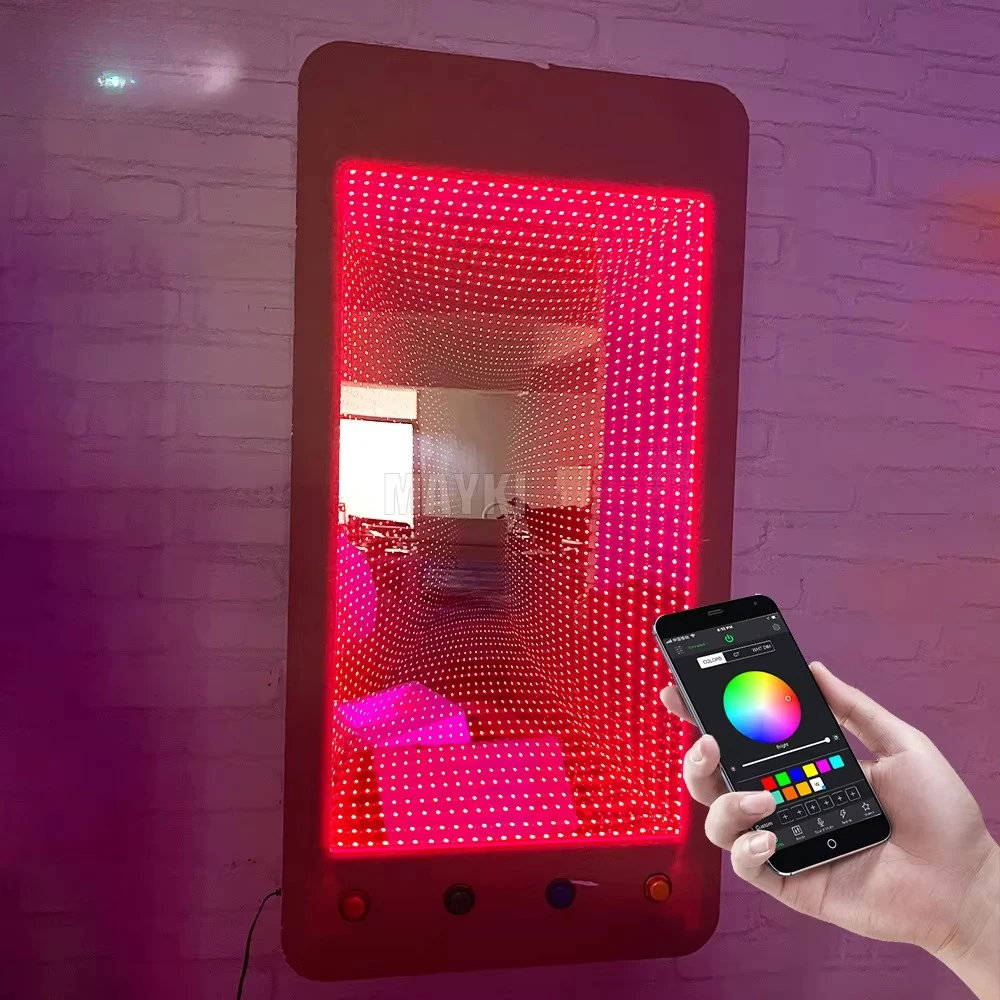 

Сенсорное зеркало fgySensory Mirror 3D LED с эффектом бесконечного тоннеля и сенсорной подсветкой для детей с аутизмом