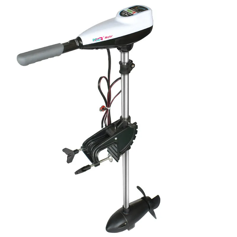 12/24/48V 100-300lBS Brushless Propeller Electric Propeller Motor for Marine Outboard Motors and Rubber Boat Propellers