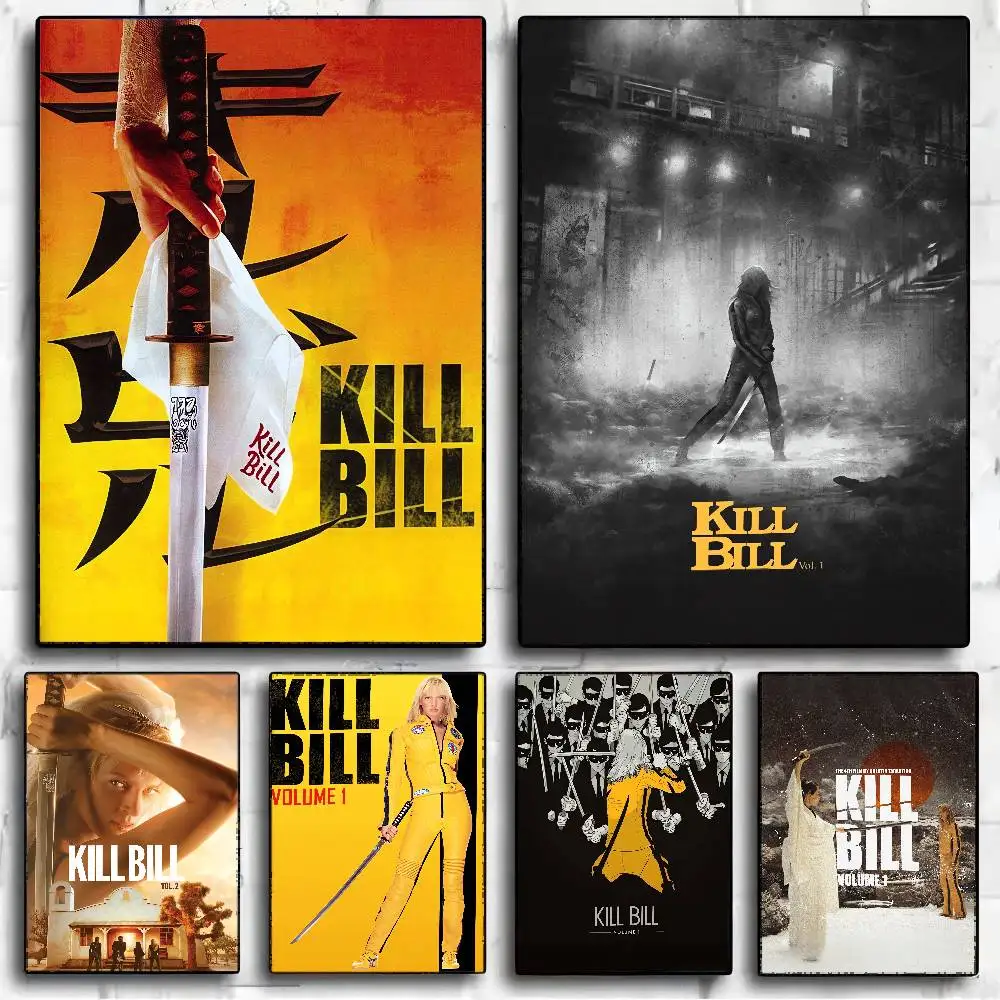 Movie Kill Bill Volume DIY Sticky Poster Whitepaper Prints Posters Artwork Nordic Home Decor