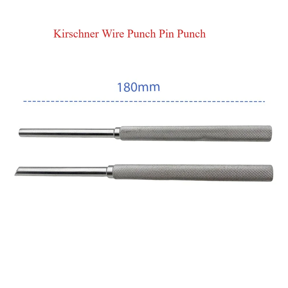 Stainless Steel Kirschner Wire Punch Pin Punch Pet Surgical Instruments Autoclaveable
