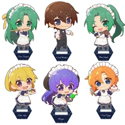 Fashion Anime Fans Gifts Higurashi When They Cry Cute HD Characters Acrylic Stand Model Plate Desk Ornaments Collect Series 15cm