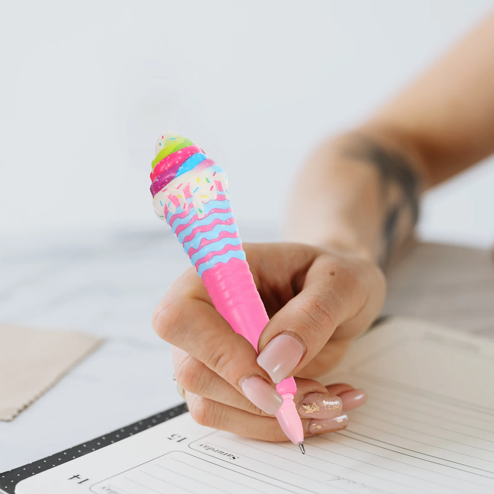 Ijs Gel Pennen Leuke Cartoon Briefpapier Glad Schrijven Voor School Kantoor Kids Party Gunsten Doodle Supplies