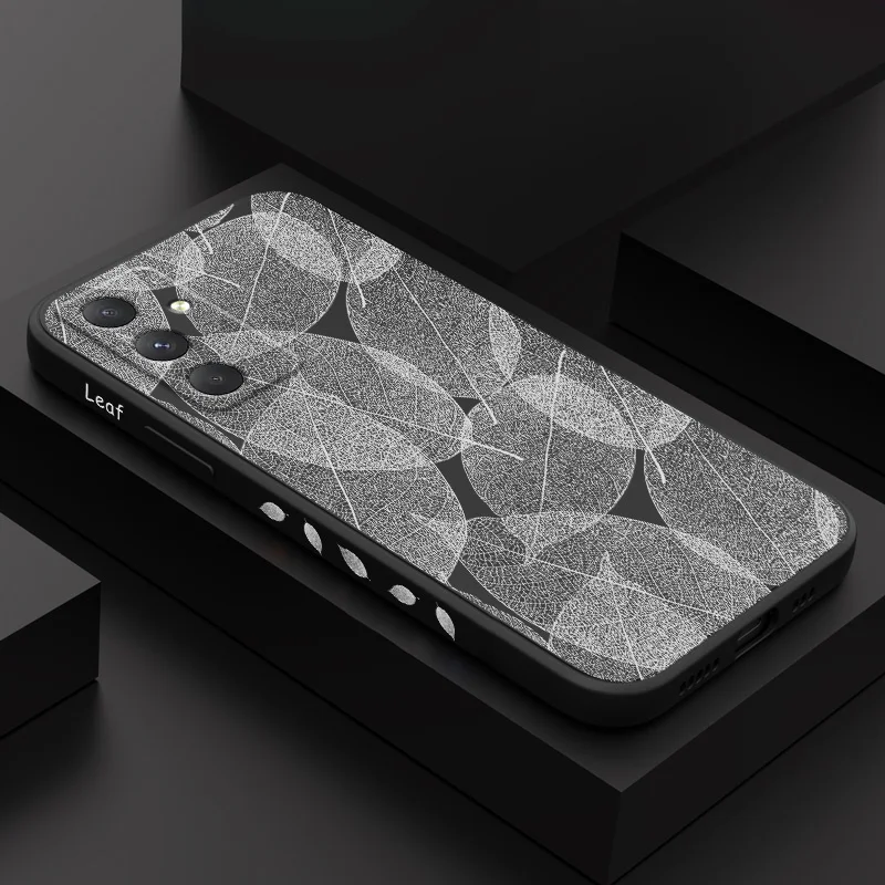 الأخضر ورقة الأوردة قضية الهاتف لسامسونج غالاكسي A56 A36 A26 A16 A06 A17 A07 A55 A35 A25 A15 A05 A54 A34 A24 A14 A04 4G 5G غطاء