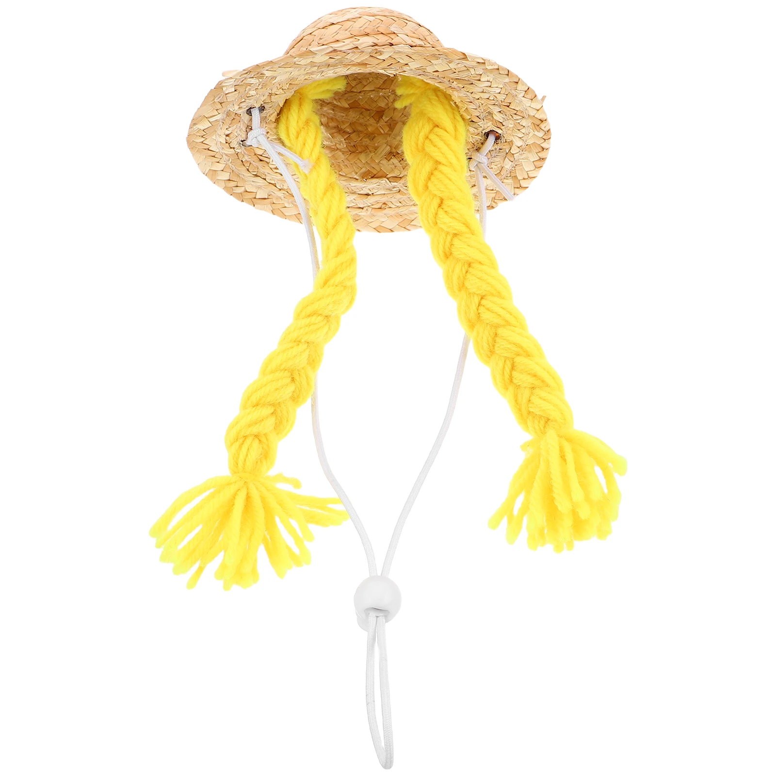 

Porch Decorations Outdoor Garden Statues Hat Knitted Knitting Straw Hats Craft Small DIY for Goose