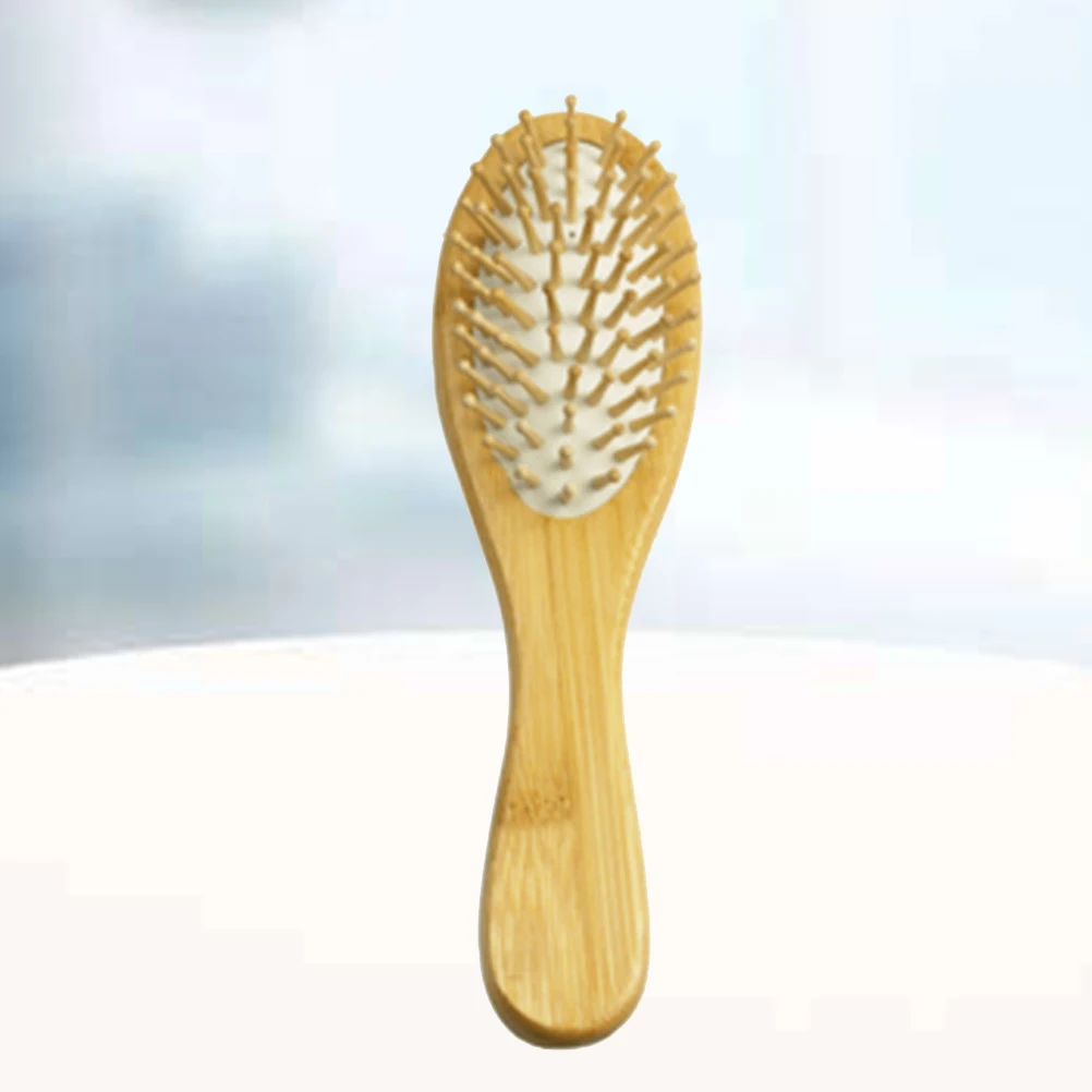 

Airbag Massage Comb For Baby Wooden Wide Tooth Hair Brush Bathing Tool Scalp Massager Newborn Shower Cleaning Comb