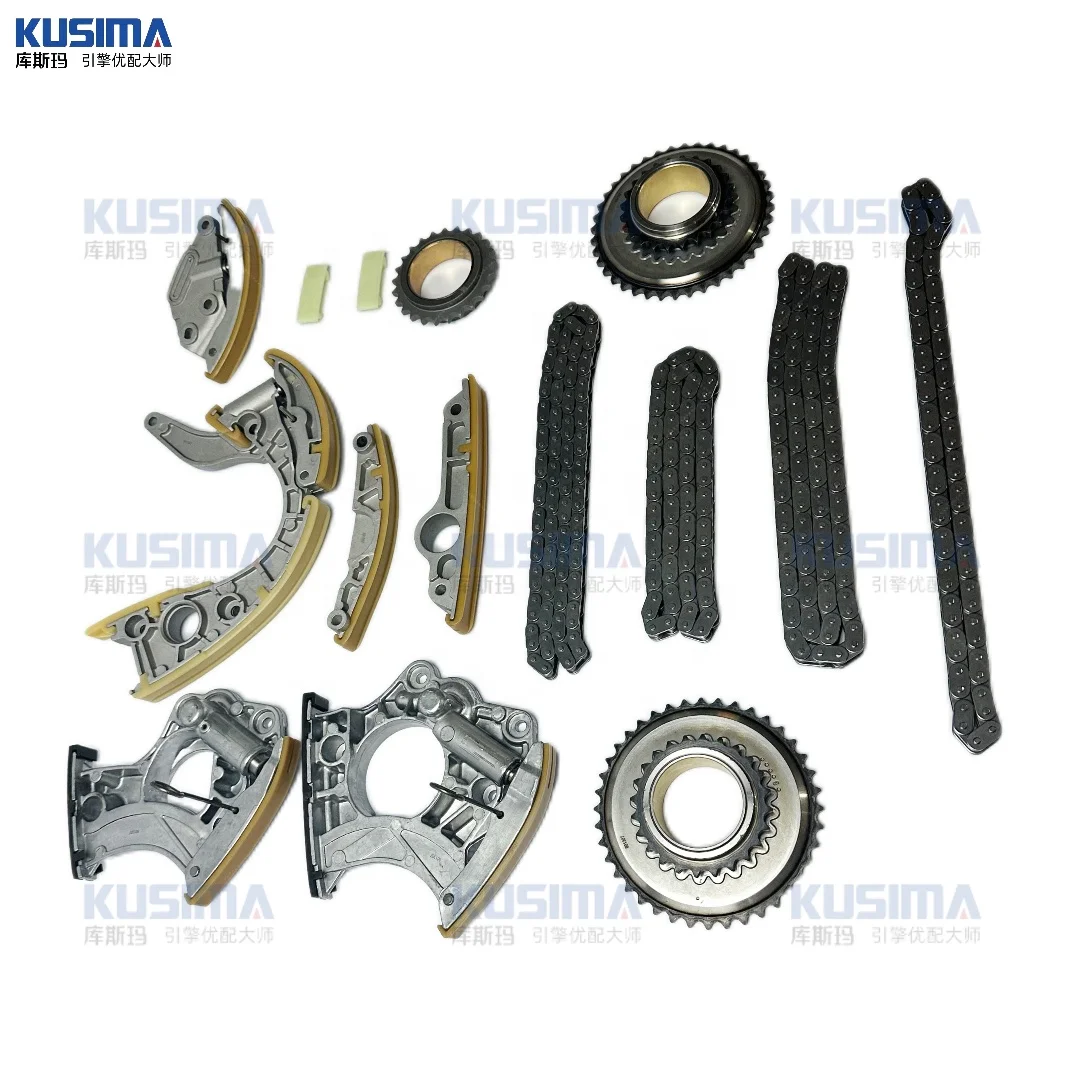 Kusima โรงงานชุดจับเวลาที่สมบูรณ์แบบสําหรับ VW 4.0 C7 S6 S7 S8 Quattro 4.0T TFSI V8 เบนซินเครื่องยนต์ OE 077109087 ป. 077109087 ซี