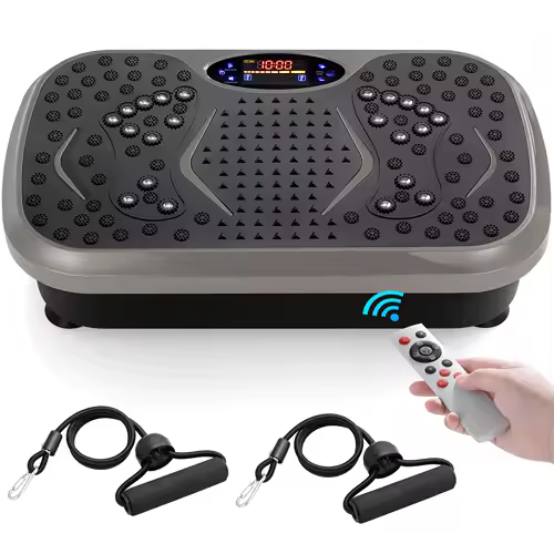 Vibration Plate Exercise Machine, Vibration Plate for Lymphatic Drainage, Whole Body Workout Vibrate Fitness Platform - Image 9