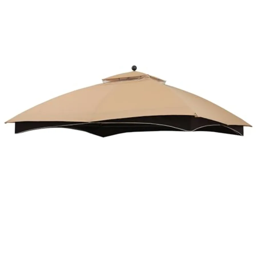 

Replacement Canopy Top for Lowe's Allen Roth 10x12 Gazebo #GF-12S004B-1 Beige, Polyester