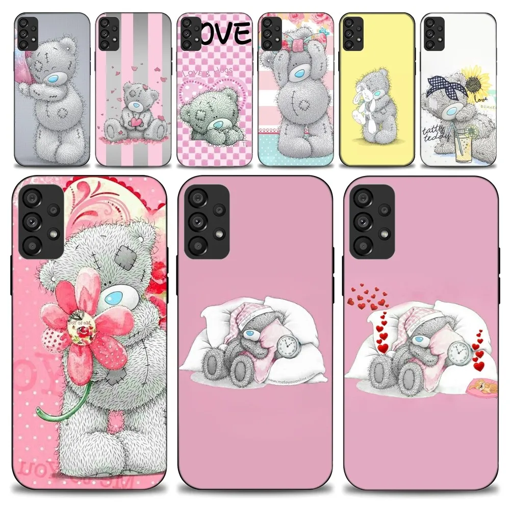 

Cute Tatty Teddy Bear Phone Case For Samsung Galaxy S22 S23 Ultra S21 S20 FE Plus Note 20 Soft Cover