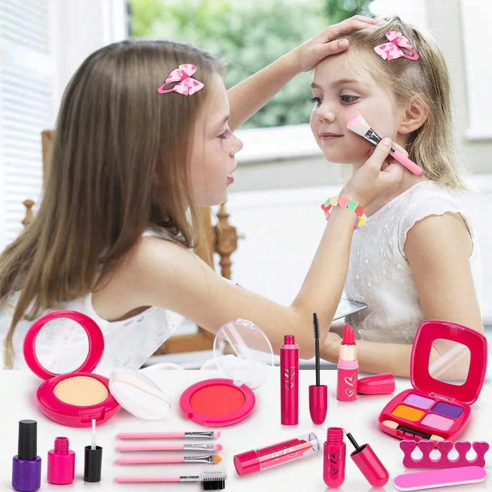 Pretend Pretend Play Makeup Toys Set for Girls - Princess Beauty Cosmetic Kit for Toddlers Kids Age 3-8, Perfect Birthday Children's Day - Aliexpress Deal