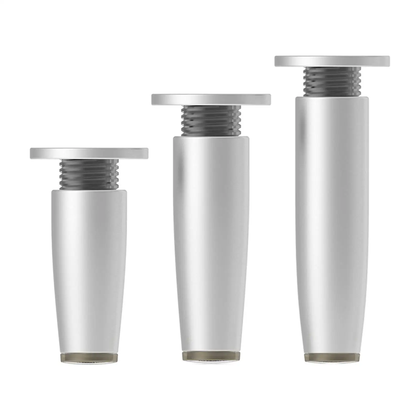 Furniture Leg Adjustable Thickened Round Support Leg Couch Leg Aluminum Alloy Shelves Cabinet Leg Desk Leg Metal Furniture Riser