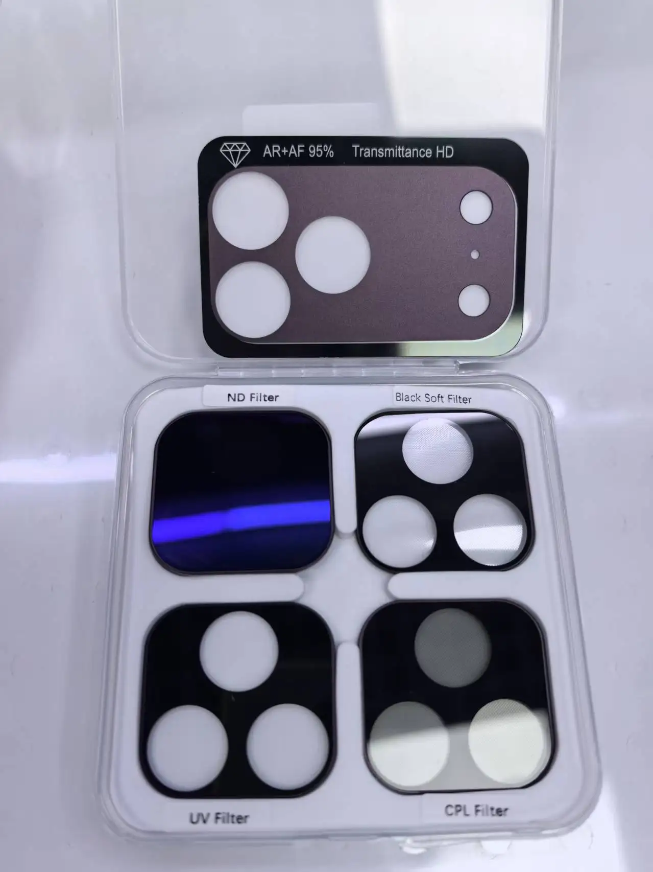 AR+AF Process ND 32 Filter Magnetic Armor HD Lens for iPhone 17 18 ProMax 18 17 Pro Ultra-Thin Camera Lens Protector Metal Frame