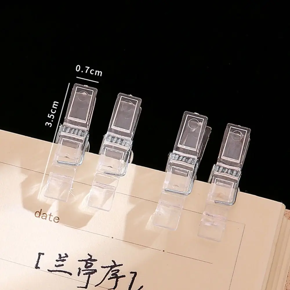 20Pcs/Box Mini Transparent Clip Thumbnails Portable Durable Button Nails Multifunctional Wear Resistant Transparent Pushpins