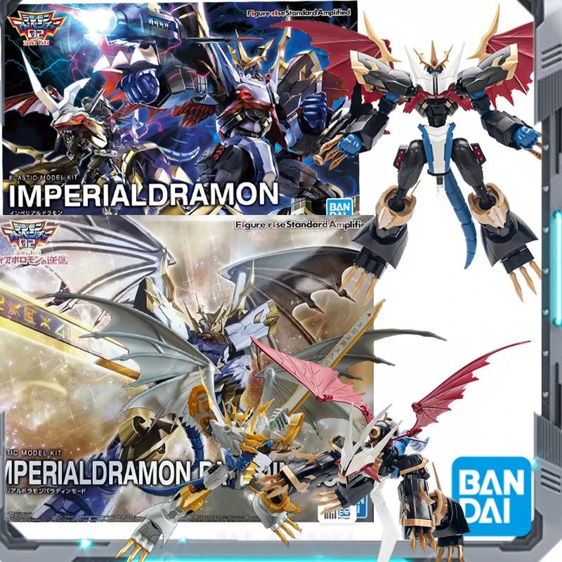 

Bandai Original FIGURE-RISE STANDARD AMPLIFIED DIGIMON 02 EMPEROR DRAGON ARMOR Anime Action Figure Assembly Model Toys Colle
