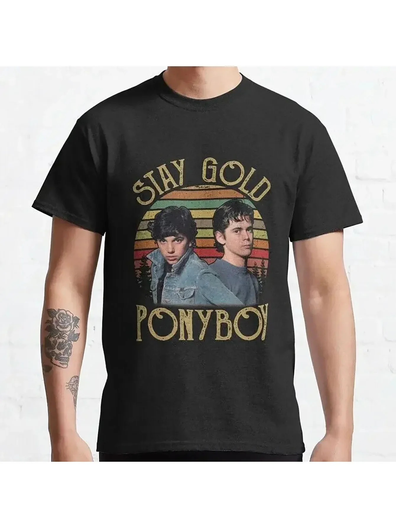 

Stay Gold Ponyboy The Outsiders Retro Vintage ILove Classic T-Shirt Hoodie XL-4XL Manga Anime Things Kawaii Men Gift Funny Ugus