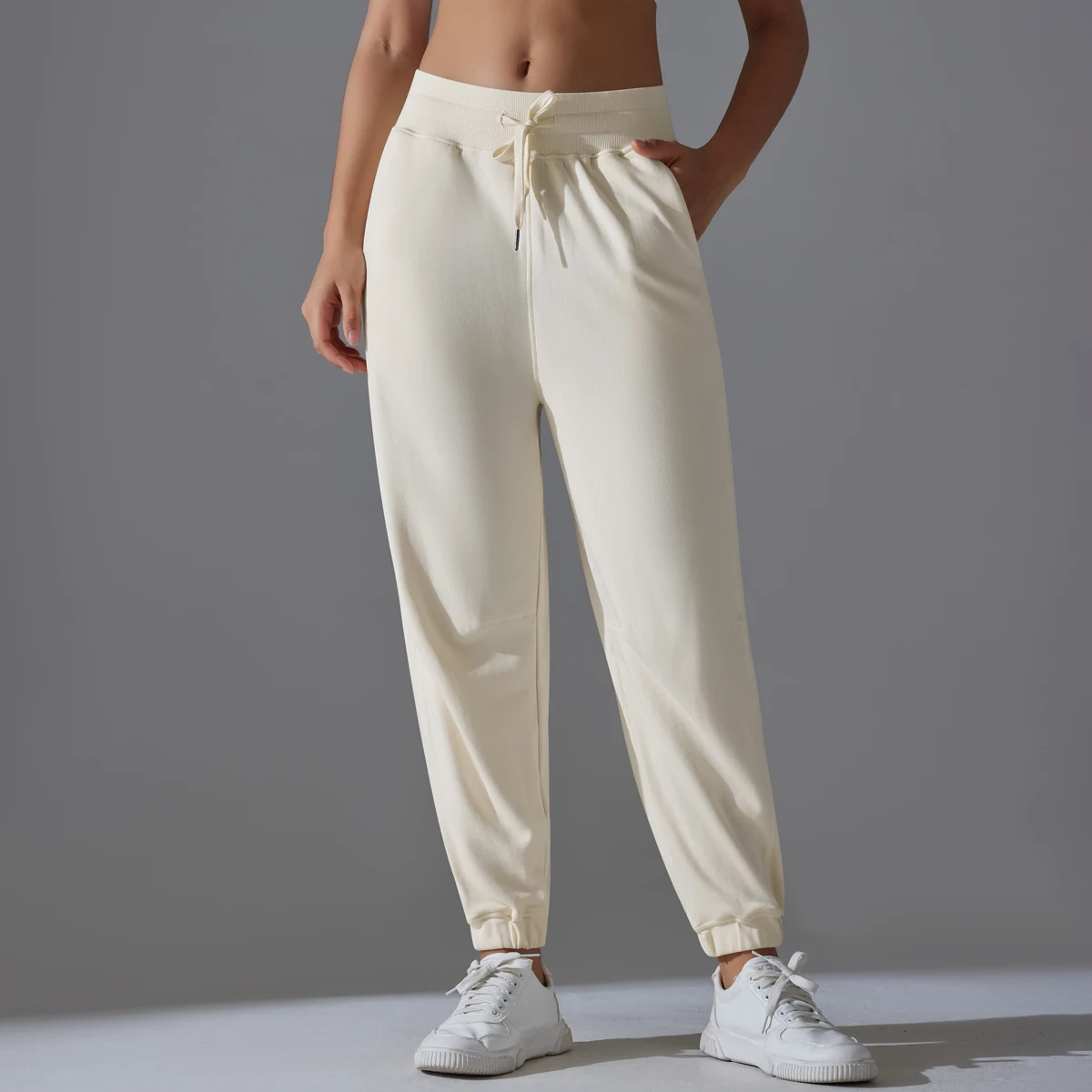 Summer Sport SeWomen's Pants Soft Joggers Fitness Sweatpants Comfortable Trousers Womens Baggy Pants Woman Drawstring Four Seaso