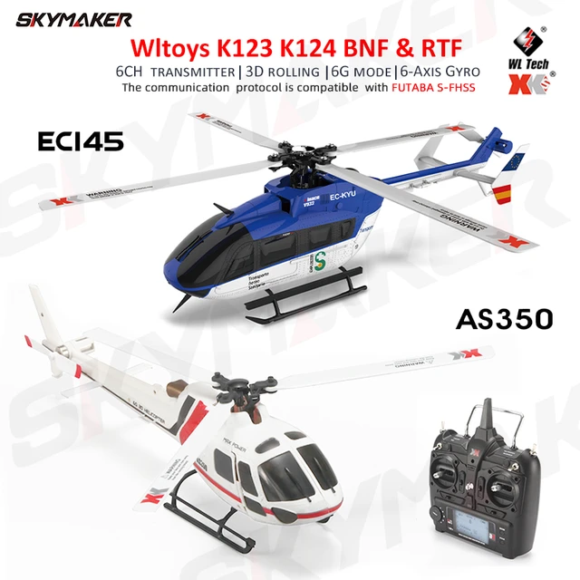 WLtoys XK K123 K124 RC Helicotper BNF RTF 2.4G 6CH 3D 6G Modes Brushless  Motor RC Toys With FUTABA S-FHSS For Kids Gifts - AliExpress 26