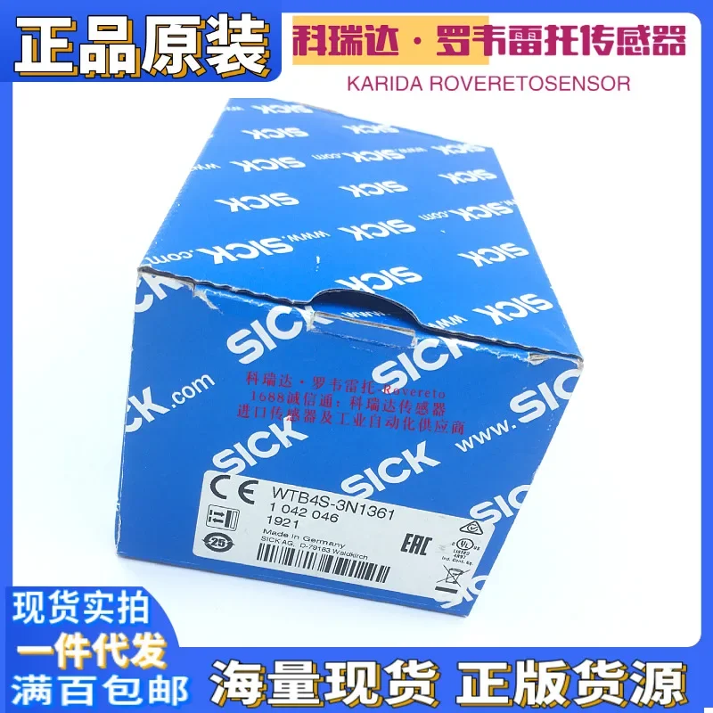 2026 WTB4 WTB4S -3N1361 Genuine German SICK Background Suppression Photoelectric Eye Sensor Ten Compensations For One Fake