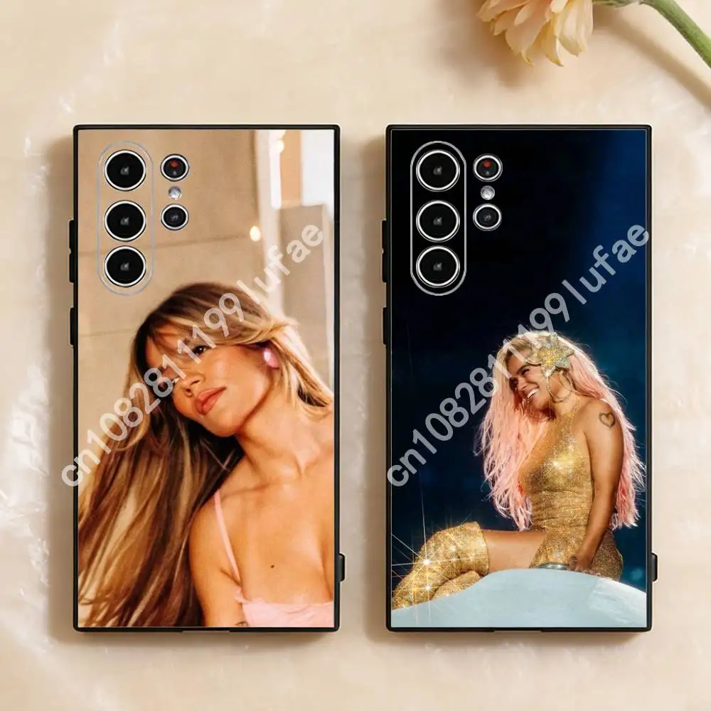 Coachella K-Karol G Giraldo-S Phone Case for Samsung Galaxy S21 22 Ultra Plus S23 S24 FE Lite S25 26 30 Fundas Matte