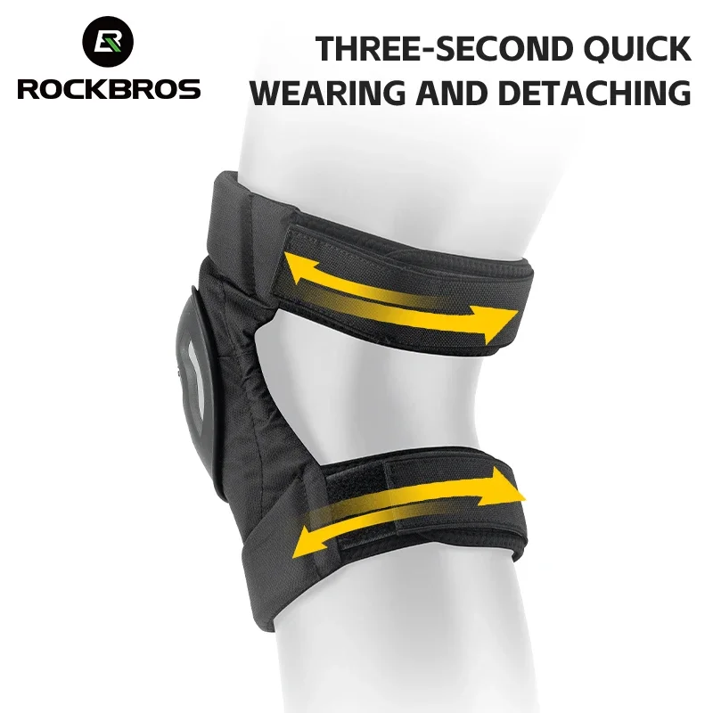 ROCKBROS Motocycle Knee Pads Anti-fall Protection Elbow Pads Night Reflective Moto Guards Protection for Cycling Knee Pads