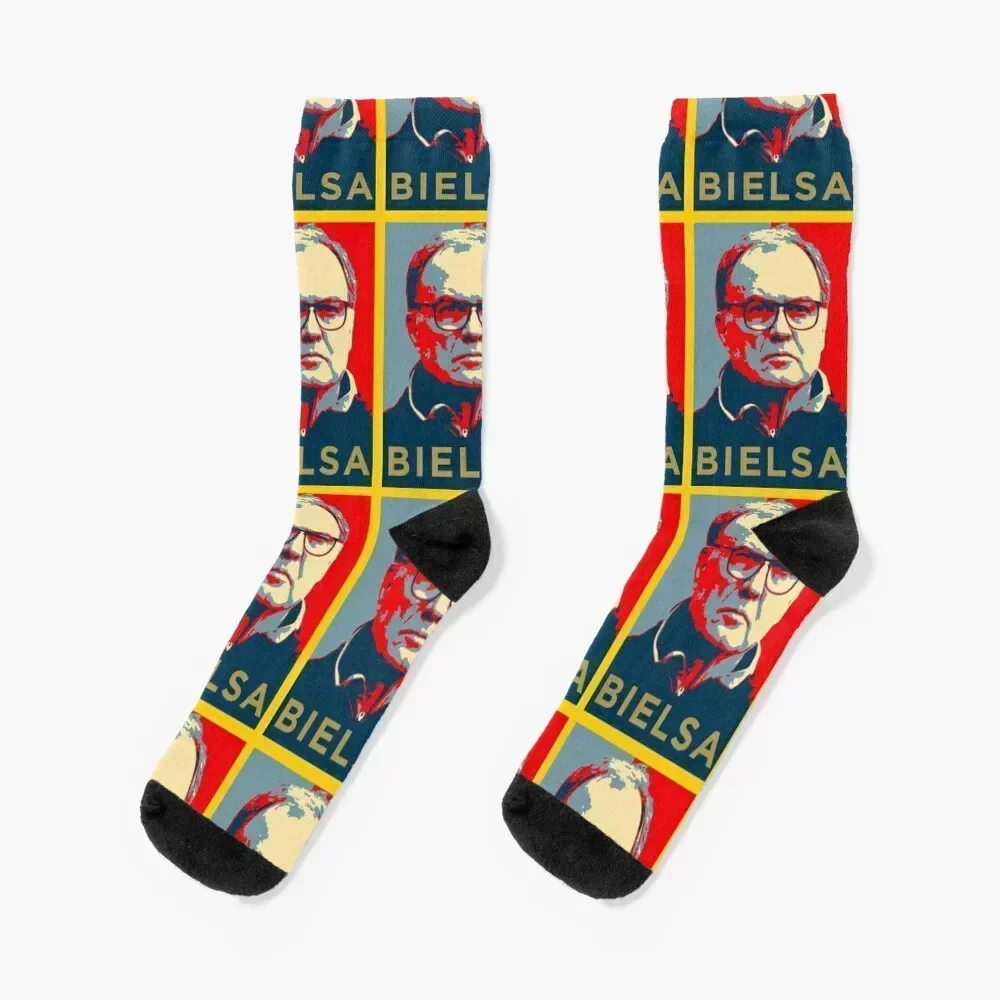 

Marcelo Bielsa Artwork Socks man funny gifts cool Designer Man Socks Women's