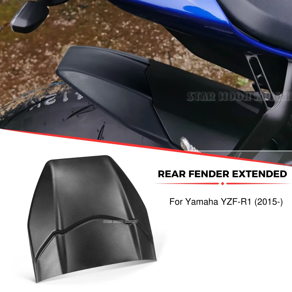 

For Yamaha YZF-R1 YZF R1 2015+ Extender Mudguard Motorcycle Accessories Splash Guard Cover YZFR1 Extension Rear Fender