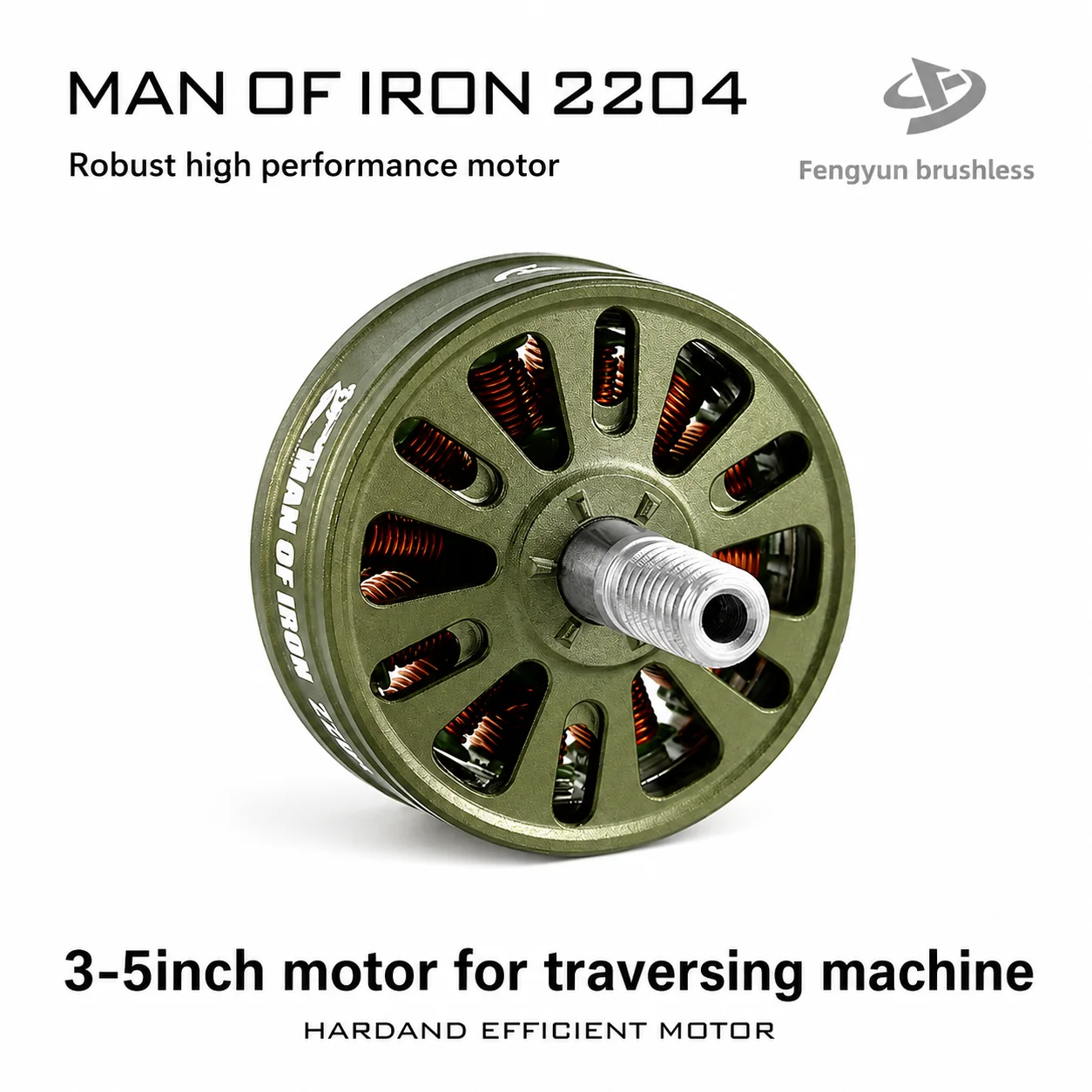 MAN OF IRON 2204 Motor Combo 4 Pack Moteurs Brushless Multi KV pour Drone de Course FPV Freestyle Quadcopter 4S 6S