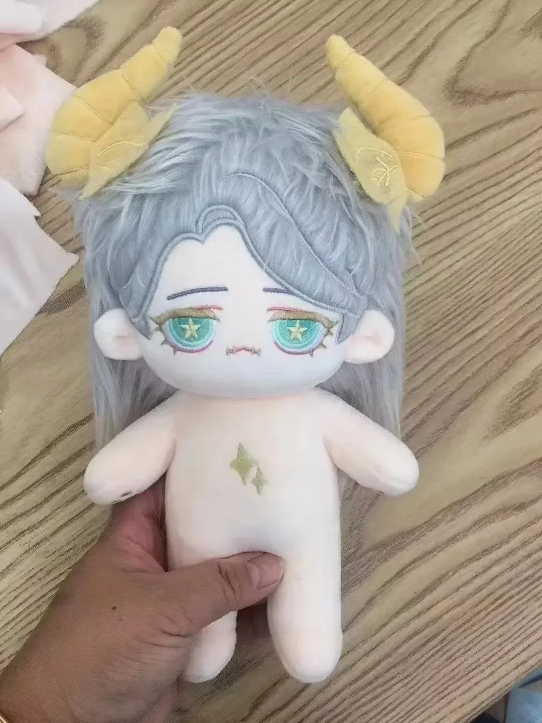 Anime Identity ⅤAesop Carl Embalmer Cosplay Soft Plush Doll Body Dango Dress Up Cotton Stuffed Toys Dolls Figures Gift20cm