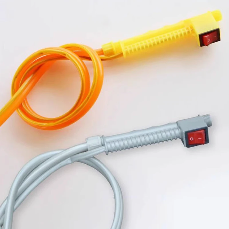 Elektrische Sprayer Rohr Griff Netzschalter Dual-Line Rohr Sprayer Schlauch Auslass Rohr Griff Schalter Steuerleitung