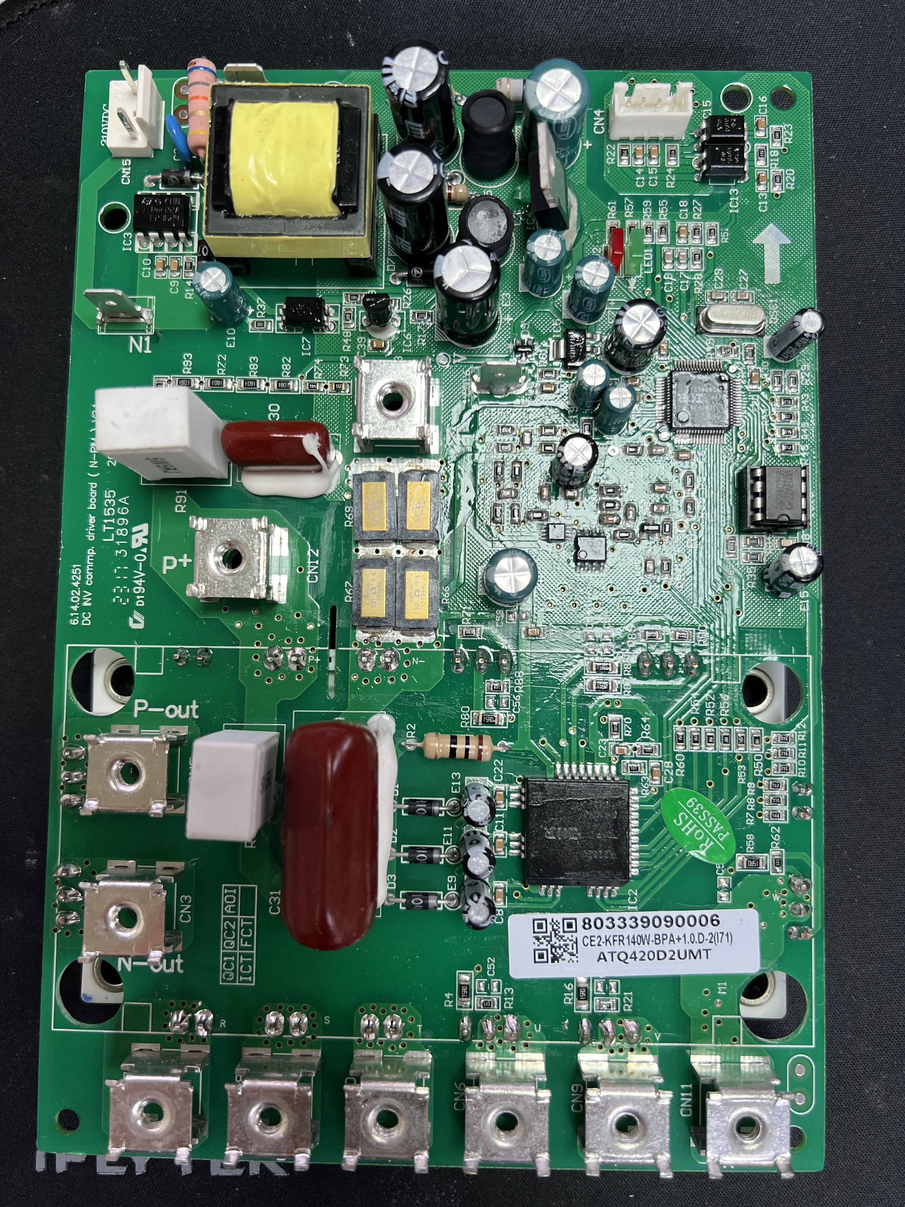 803339090006   LT1535 PCB CHlGO VRF 分割型空調ユニット CE2-KFR140W-BPA DC INV コンプレッサーインバータドライバボード