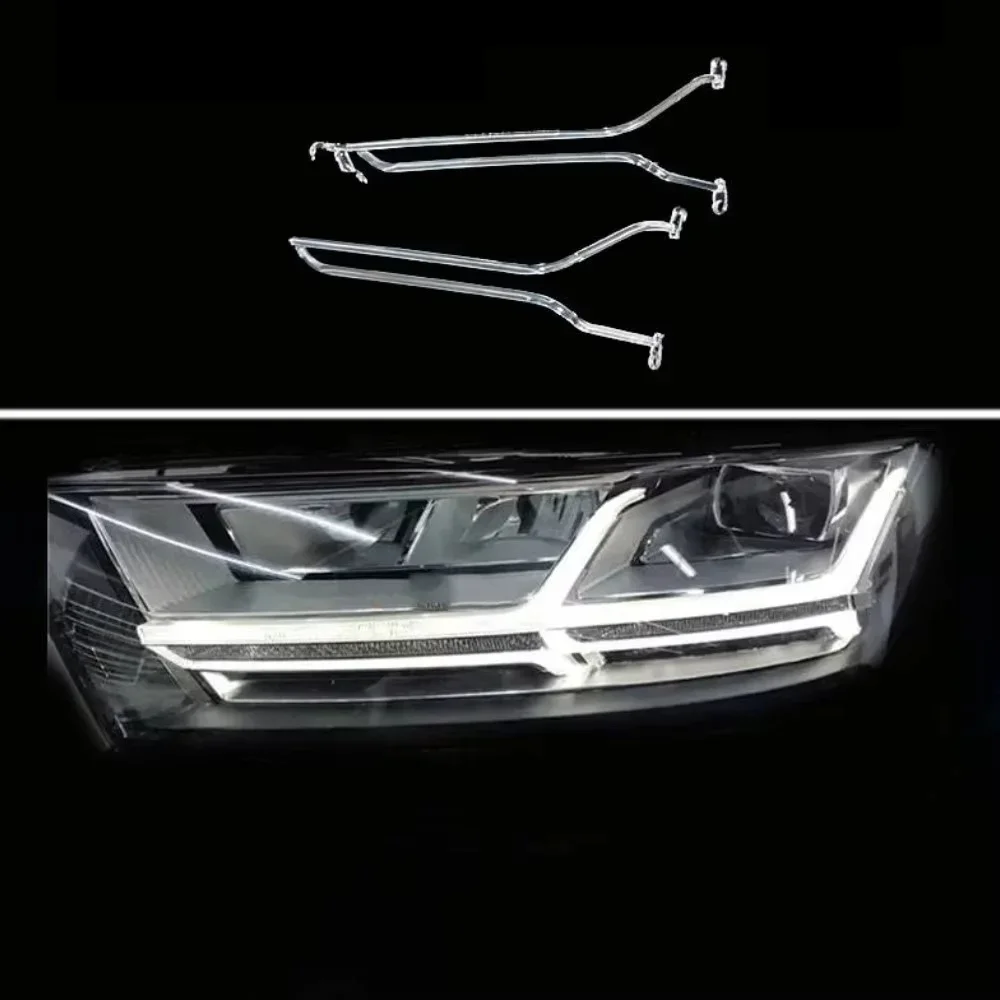 

New For AUDI Q7 2016 2017 2018 2019 Car LED DRL Daytime Running Lights Light Guide Plate Tube Strip