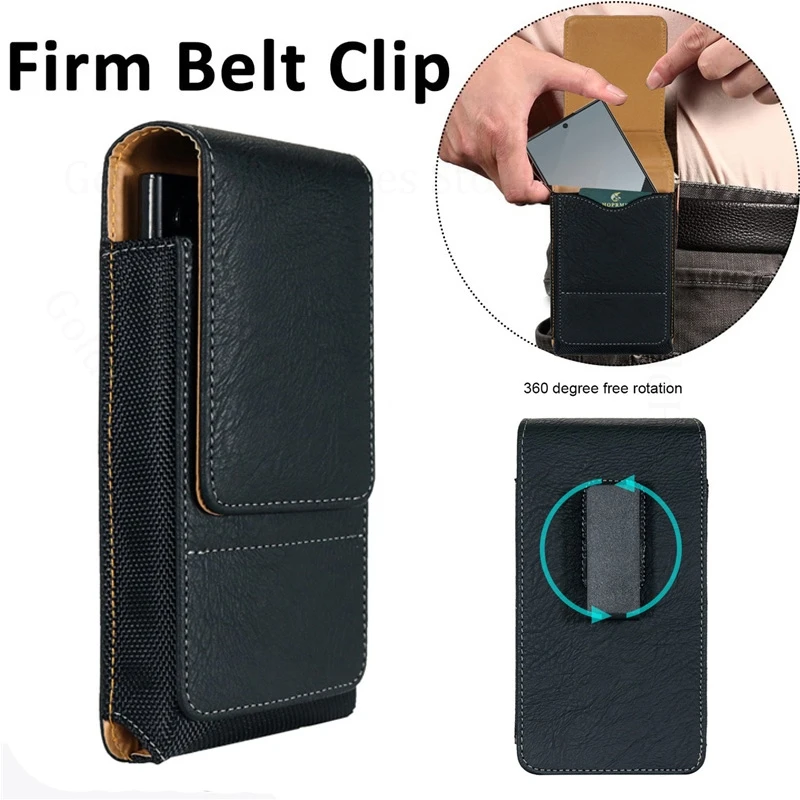 

For Xiaomi 15S 17 Pro Max 360° Belt Clip Phone Pouch Waist Bag Leather Case For Xiaomi 15T Pro 15 14 Ultra 14T 13T 13 12 17 Pro