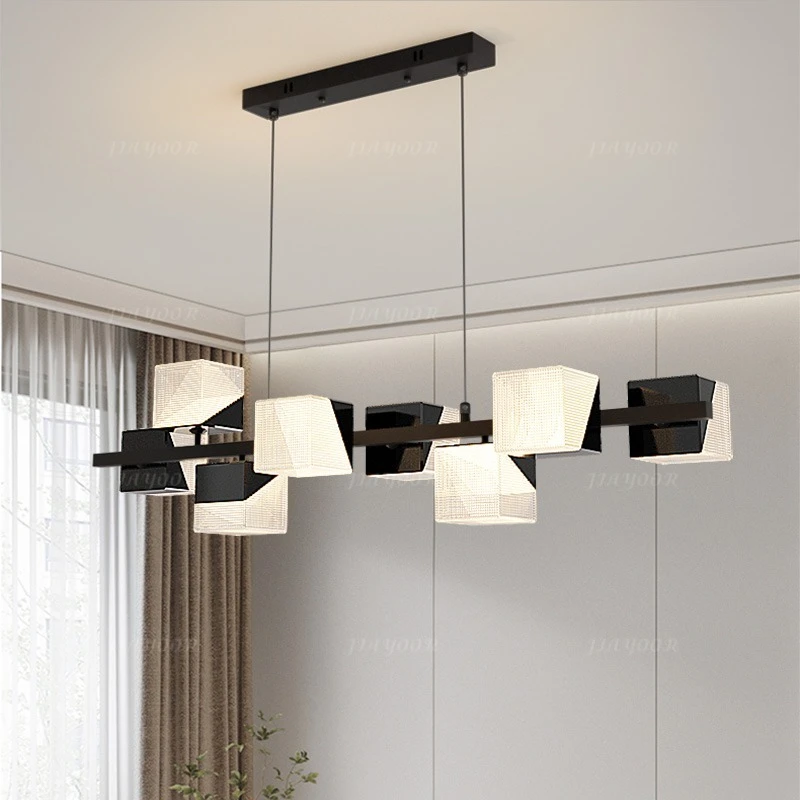 

Modern LED Restaurant Ceiling Chandelier Italian Style Home Decoration Living Room 2025 New Bar Counter Dining Table Lamp