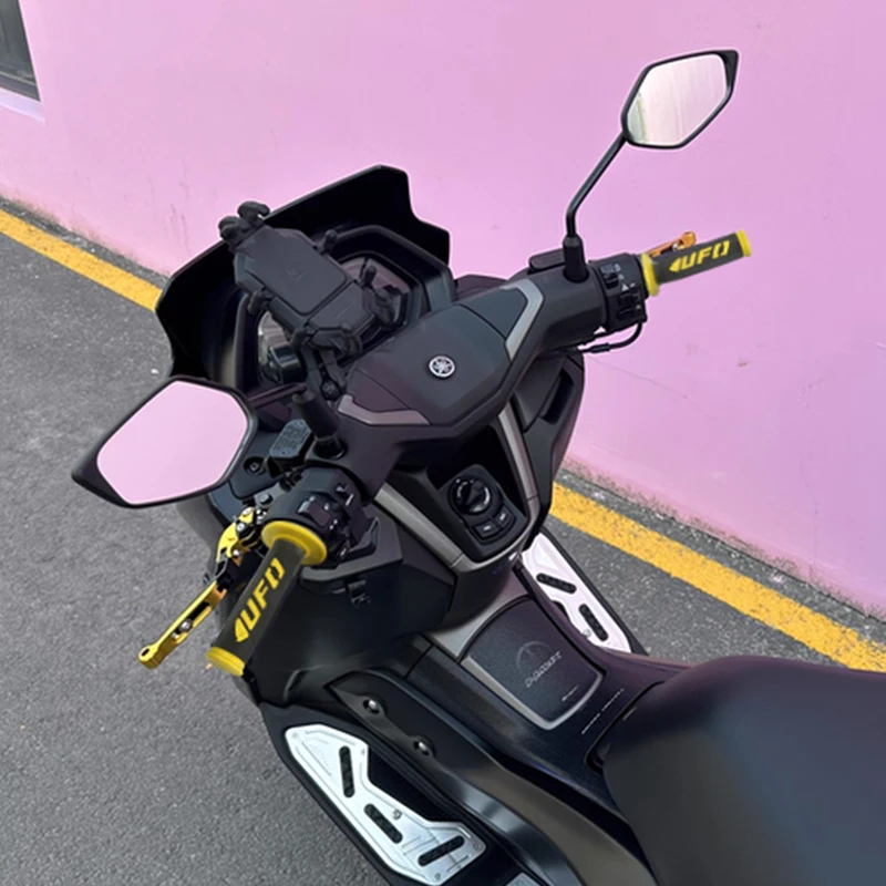 دراجة نارية العالمي مقبض قبضة 7/8 "22 24 مللي متر مقبض مقود دراجة ATV الترابية دراجة الطرق غير الممهدة سباق موتوكروس هلام المطاط الفرامل القبضات #6